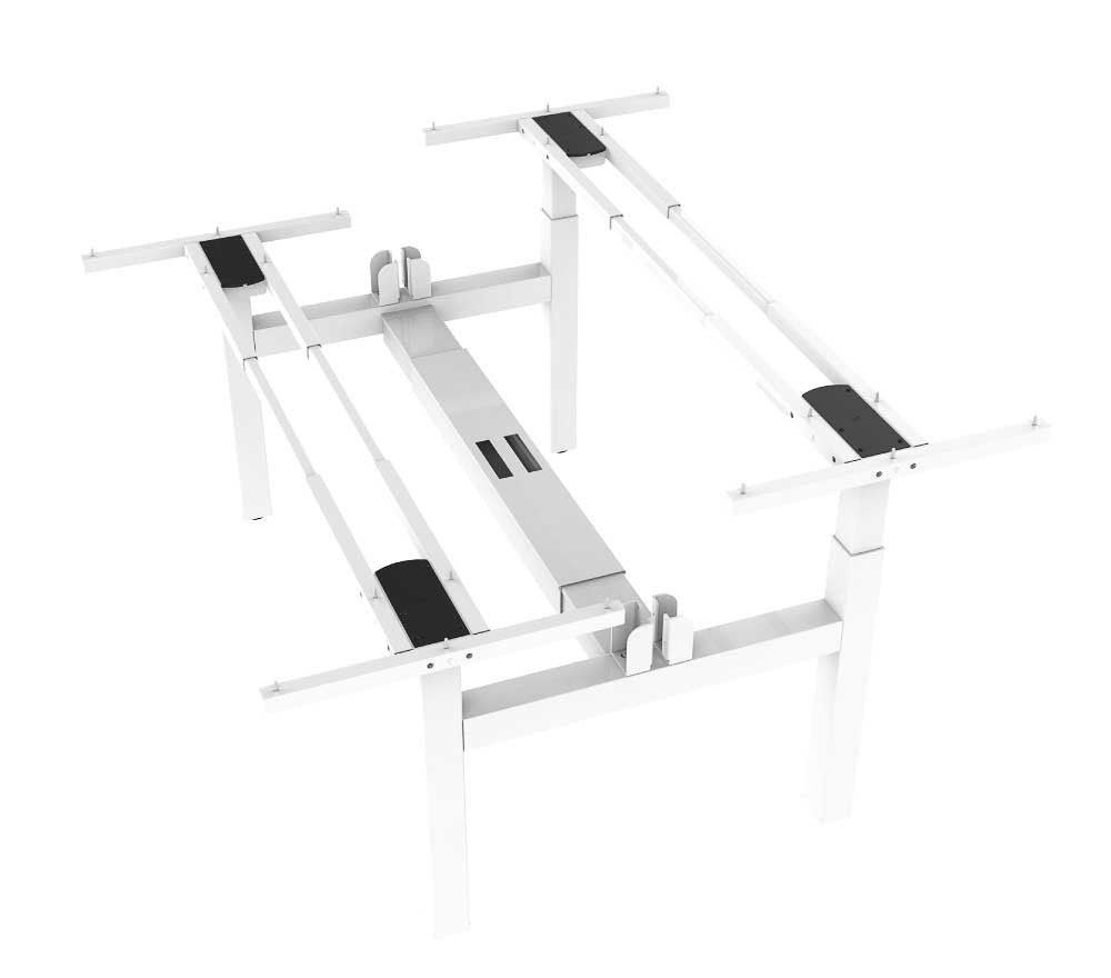 Yo-Yo DESK DUO [White Frame]