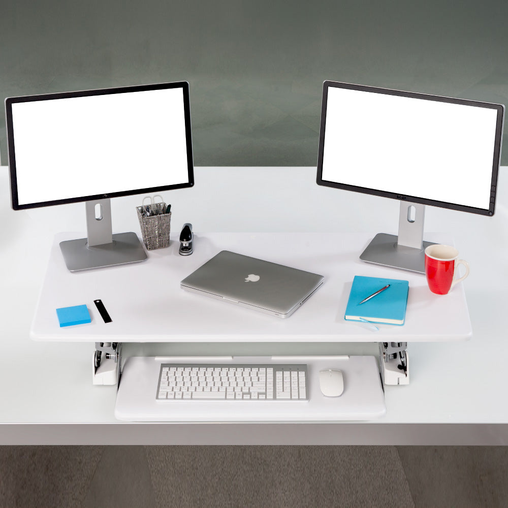Yo-Yo DESK 120 Triple Monitor Standing Desk Converter