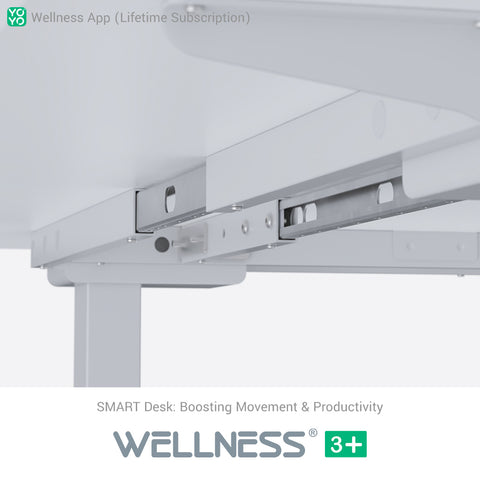 Yo-Yo DESK WELLNESS 3+ L-Shape SMART Standing Desk with Wellness APP