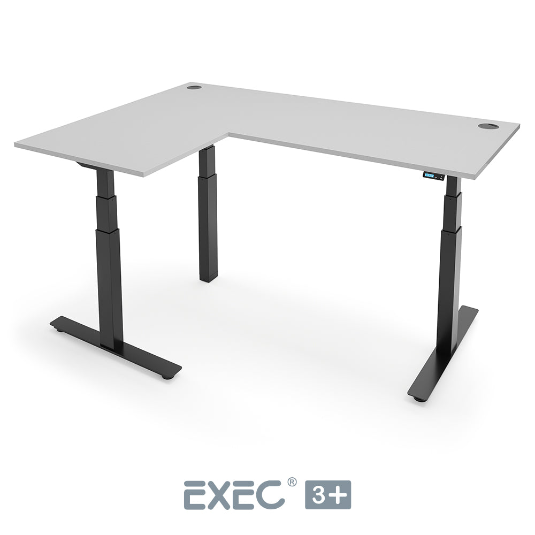 Yo-Yo DESK EXEC 3+ Triple Motor L-Shaped Height Adjustable Standing Desk