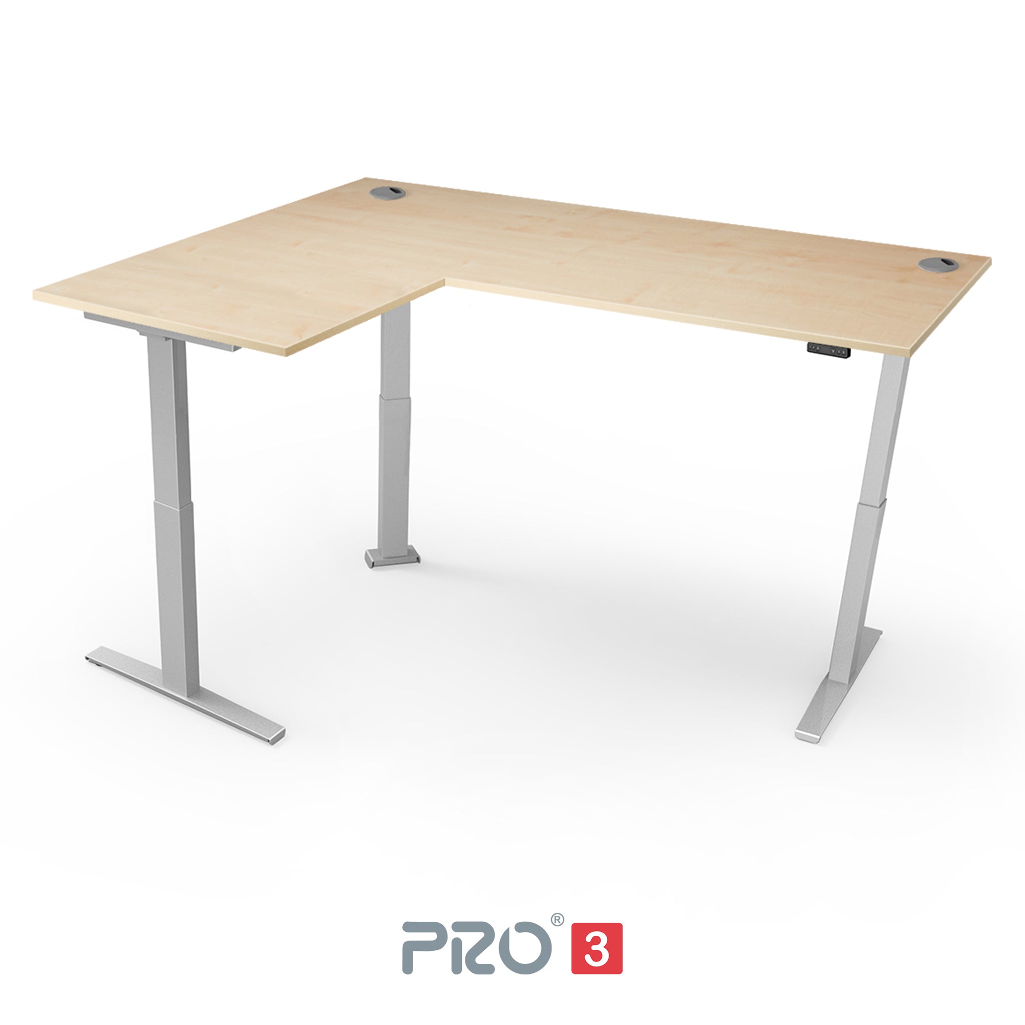 Yo-Yo DESK PRO 3 Triple Motor L-Shape Height Adjustable Standing Desk