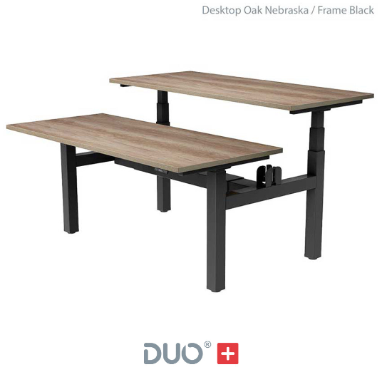 Yo-Yo DESK DUO+ Back-2-Back Extra Height Adjustable Standing Desk