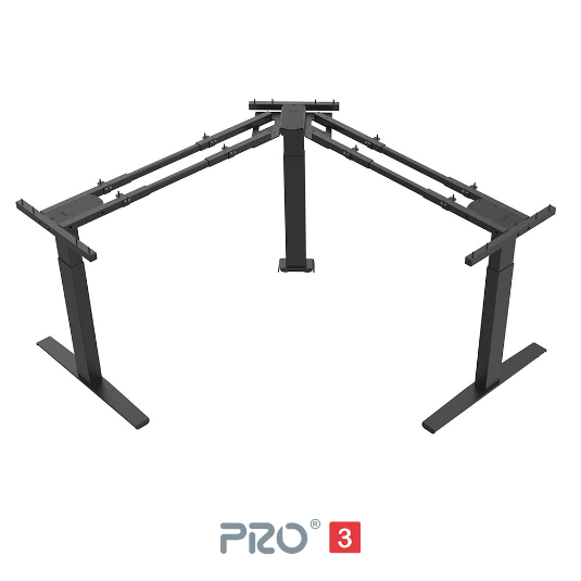 Yo-Yo DESK PRO 3 Triple Motor L-Shape Height Adjustable Standing Desk