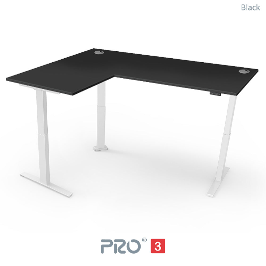 Yo-Yo DESK PRO 3 Triple Motor L-Shape Height Adjustable Standing Desk