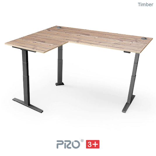 Yo-Yo DESK PRO 3+ Triple Motor L-Shape Extra Height Standing Desk