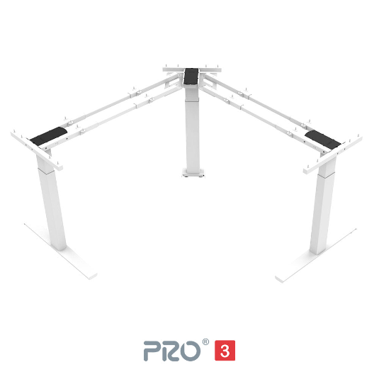 Yo-Yo DESK PRO 3 Triple Motor L-Shape Height Adjustable Standing Desk