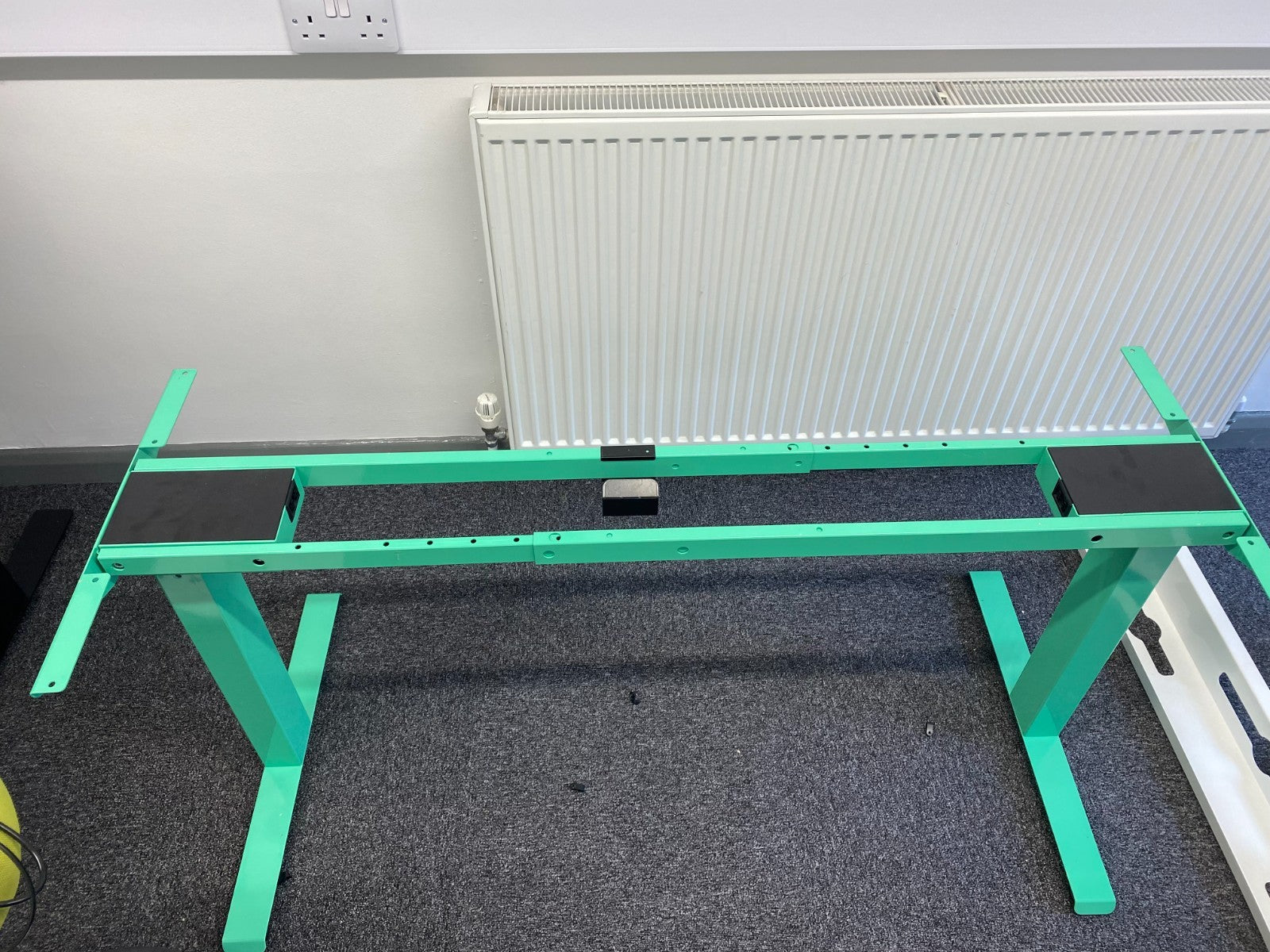 Exec 2+ Dual Motor 3-Stage Extra Height Electric Standing Desk Frame (Green)