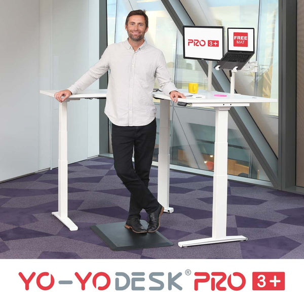 Yo-Yo DESK PRO 3+ Triple Motor L-Shape Extra Height Standing Desk